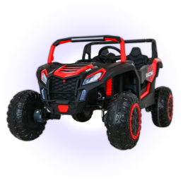Buggy ATV Racing dla 2 dzieci Czerwony + Napęd 4x4 + Pilot + Wolny Start + MP3 LED