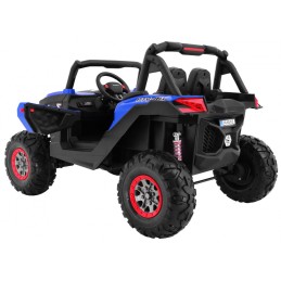 Buggy SuperStar dla dzieci Niebieski + Napęd 4x4 + Pilot + Bagażnik + MP3 LED + Blokada drzwi