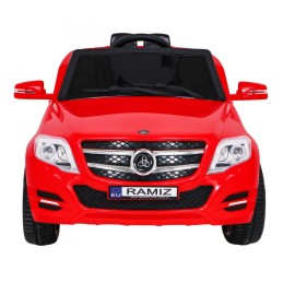 Autko City Rider dla dzieci Czerwony + Pilot + Regulacja kierownicy + Wolny Start + MP3 USB + LED