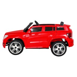 Autko City Rider dla dzieci Czerwony + Pilot + Regulacja kierownicy + Wolny Start + MP3 USB + LED