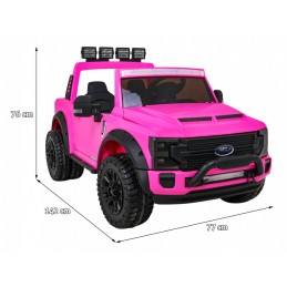 Ford Super Duty różowy