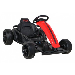 Gokart FX1 Drift Master na akumulator dla dzieci Czerwony + Funkcja Driftu + Koła EVA