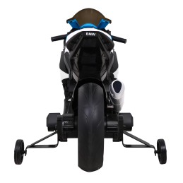Motor BMW HP4 na akumulator dla dzieci Biały + Pomocnicze kółka + Wolny Start + EVA + MP3 LED