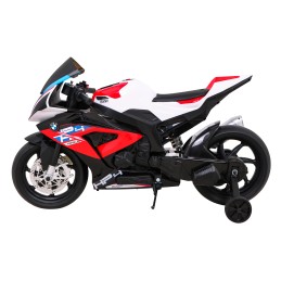 Motor BMW HP4 na akumulator dla dzieci Czerwony + Pomocnicze kółka + Wolny Start + EVA + MP3 LED