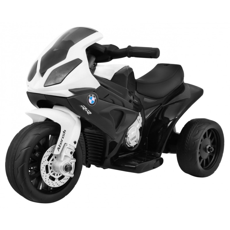 Motor BMW S1000 RR Mini na akumulator dla dzieci Czarny + 3 koła + Dźwięki + LED