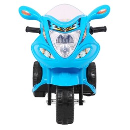Motorek Trójkołowy BJX-088 elektryczny dla najmłodszych Niebieski + Dźwięki + Światła