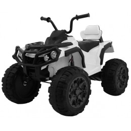 Quad ATV 2.4GHz Biały + Pilot + Koła EVA + Radio MP3 + Wolny Start