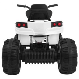 Quad ATV 2.4GHz Biały + Pilot + Koła EVA + Radio MP3 + Wolny Start
