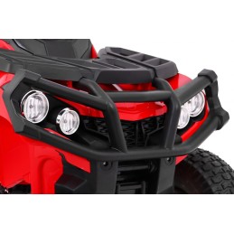 Quad ATV Air na akumulator dla dzieci Czerwony+ Koła pompowane + Radio MP3 + Wolny Start