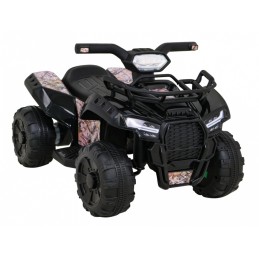 Quad Storm na akumulator dla dzieci Czarny + Silnik 25W + MP3 USB + LED