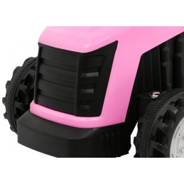 Traktor z Przyczepą Różowy