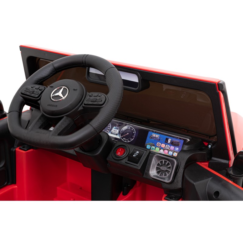 Mercedes AMG G63 dla dzieci Czerwony + Pilot