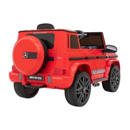 Mercedes AMG G63 dla dzieci Czerwony + Pilot