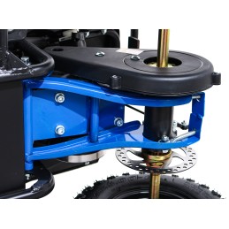 Quad HIPERFECT na akumulator Niebieski 35km/h + Silnik 1000W + Koła pompowane + Regulacja siedzenia