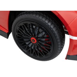 Auto Lamborghini Aventador SV na akumulator dla 2 dzieci Czerwony + Pilot 2,4 GHz + Pianka EVA + Audio LED