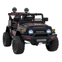 Toyota FJ Cruiser dla dzieci Czarna terenówka + Pilot
