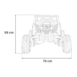 Pojazd Buggy ATV Defend 4x4 Niebieski